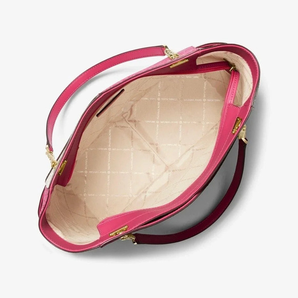 COPY - Michael Kors Shoulder Bag Xchain Jet Set LG Color-Block Logo Tote Electr… - Picture 8 of 11